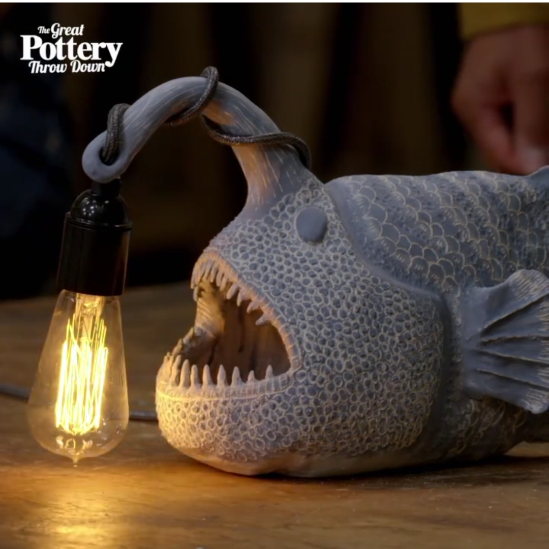 The great pottery throwdown - Wildlife lamp - Jenny